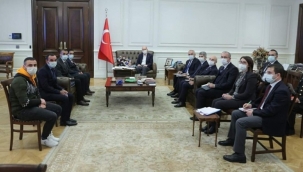 BAKAN SOYLU DAVET ETTİ DOĞUBAYAZIT'DAN ZİYARETE İCABET ETTİLER