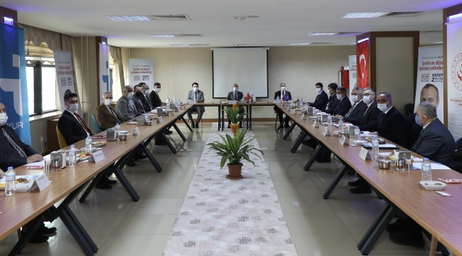 2021 Yılı Ağrı İl İstihdam ve Mesleki Eğitim Kurulu Toplantısı Vali Varol Başkanlığında Yapıldı