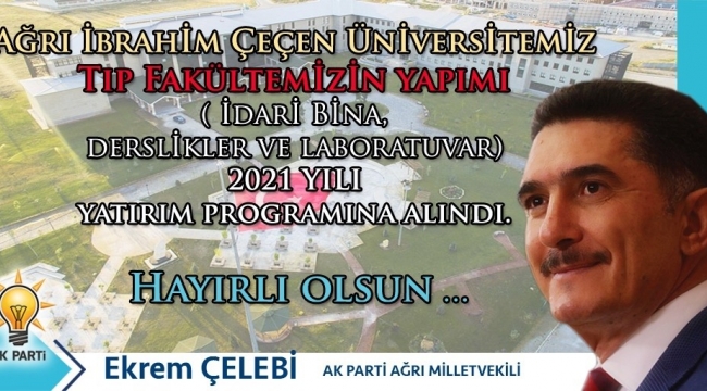 AĞRI SAĞLIKTA AK PARTİ İCRAATLARIYLA ÇAĞ ATLAYACAK