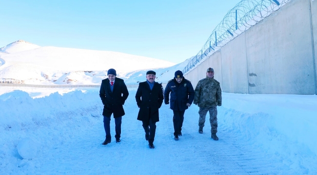 AĞRI VALİSİ DR. OSMAN VAROL SINIR HATTINDA