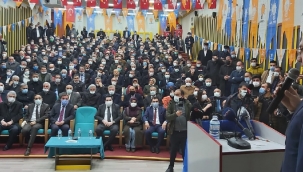 AĞRI'DA 2001 RUHU ALANLARA SIĞMADI AK PARTİ AĞRI İL BŞK. AV. HALİL ÖZYOLCU'YU BİNLER KARŞILADI