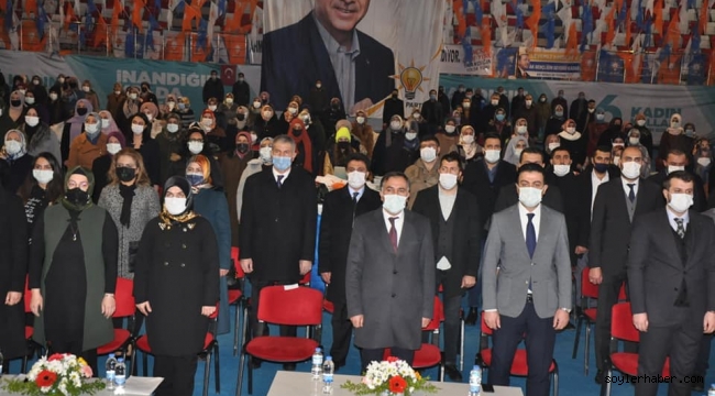 AĞRI'DA AK PARTİ KADIN KOLLARI BŞK. ZEYNEP ELDEM OLDU.