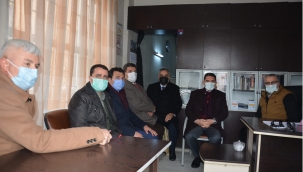 MİLLETVEKİLİ ÇELEBİ VE HEYETİ DOĞUBAYAZIT GAZETESİNİ ZİYARET ETTİLER