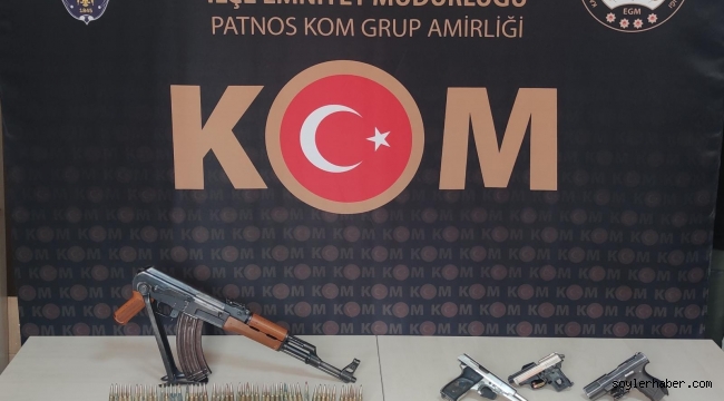 PATNOS'DA YÜKLÜ MİKTARDA SİLAH YAKALANDI