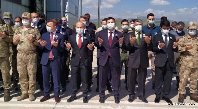 DOĞUBAYAZIT ŞEHİDİ KELEŞ'İN NAAŞI ARKADAŞLARININ OMUZLARINDAN ANKARA'YA UĞURLANDI