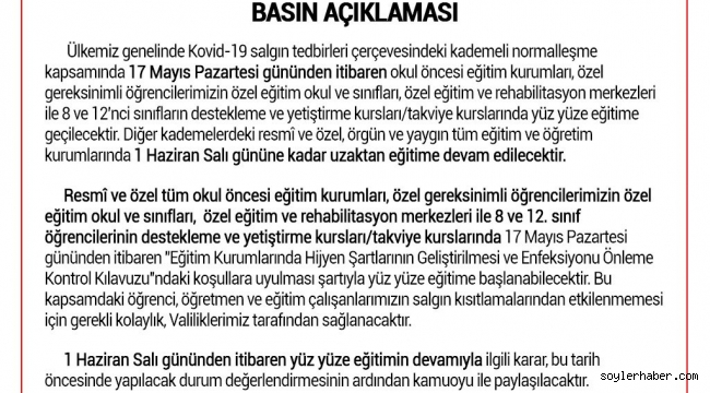 MEB BASIN AÇIKLAMASI