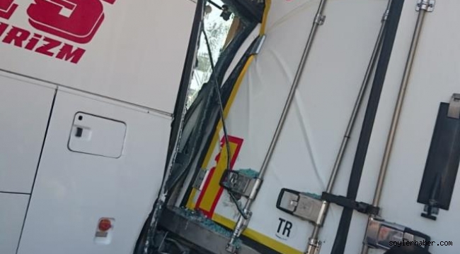 Ağrı Yolcu Otobüsü Tır ile Çarpıştı: 26 Yaralı