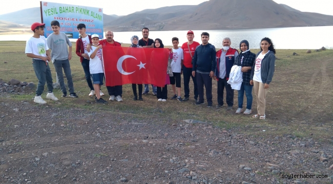​​​​​​​Ağrı'lı İzci Öğrenciler Balık Gölü'nde Kamp Kurarak Telafi Eğitimde Bende Varım 