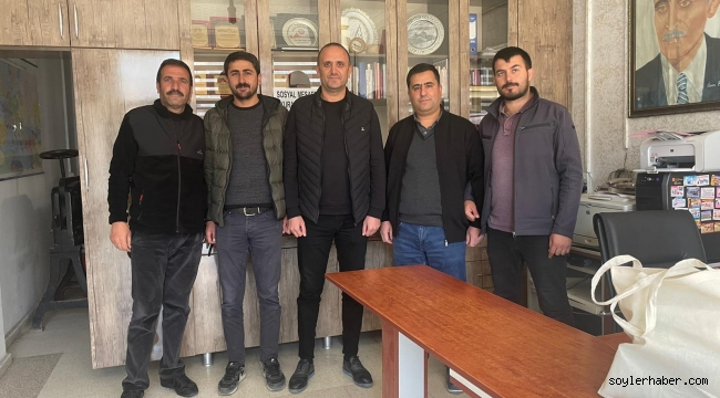 AĞRI ÇALIŞAN GAZETECİLER CEMİYETİ'NDEN DOĞUBAYAZIT BASININA İADE-İ ZİYARET
