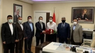  DOĞUBAYAZIT İLÇE MÜFTÜSÜ YİĞİT, KAYMAKAM AKPINAR'I ZİYARET ETTİ