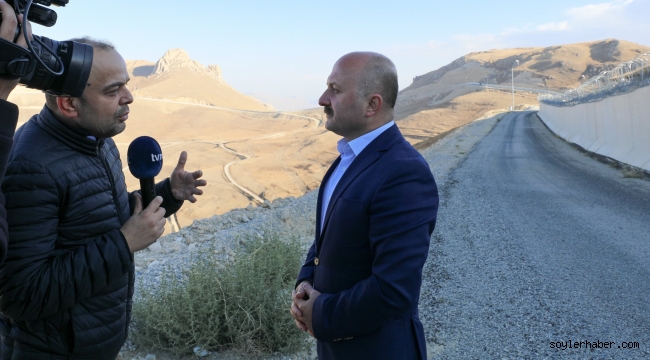  VALİ VAROL, 81 KM'LİK AĞRI-İRAN SINIR DUVARINI ANLATTI