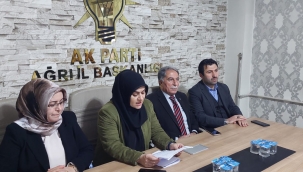 25 KASIM KADINA YÖNELİK ŞİDDETE KARŞI AK PARTİ AĞRI KADIN KOLLARI BAŞKANLIĞININ BASIN AÇIKLAMASI