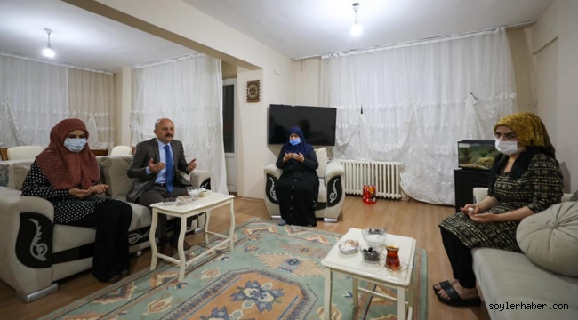  AĞRI VALİSİ VAROL, ŞEHİT PALİĞAN, AİLESİNİ ZİYARET ETTİ.