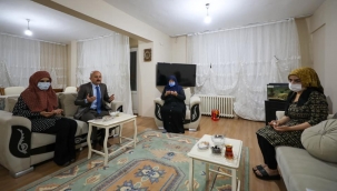  AĞRI VALİSİ VAROL, ŞEHİT PALİĞAN, AİLESİNİ ZİYARET ETTİ.