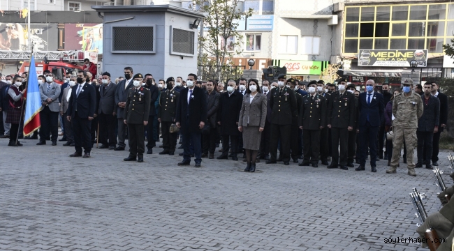 ​​​​​​​Ulu Önder Gazi Mustafa Kemal Atatürk, Doğubayazıt'ta Düzenlenen Törenle Anıldı