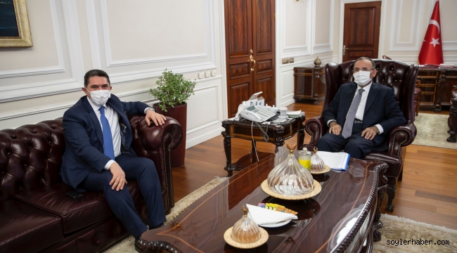 ​​​​​​​ADALET BAKANI BOZDAĞ'A ÇELEBİ'DEN HAYIRLI OLSUN ZİYARETİ
