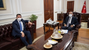 ​​​​​​​ADALET BAKANI BOZDAĞ'A ÇELEBİ'DEN HAYIRLI OLSUN ZİYARETİ