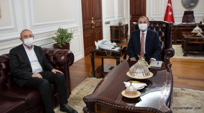  AK PARTİ AĞRI İL BAŞKANI AV. HALİL ÖZYOLCU, ADALET BAKANI BEKİR BOZDAĞ'I ZİYARET ETTİ