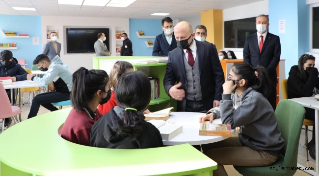 Vali Varol ve Müdür Kökrek, 15 Temmuz Şehitleri Anadolu Lisesini Ziyaret Etti