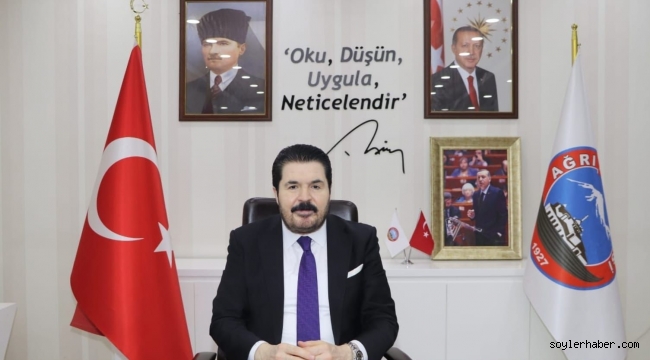 Ağrı Belediye Başkanı Savcı Sayan, Berat Kandili dolayısıyla bir mesaj yayımladı.
