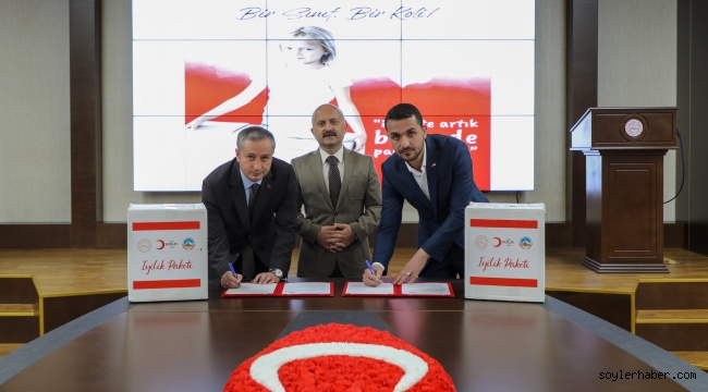 Ağrı'da "Bir Sınıf Bir Koli" Projesi İmzalandı