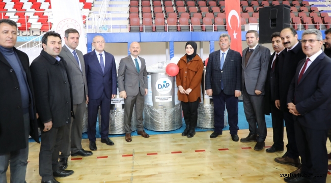 Ağrı'da Süt Üretiminin Yaygınlaşması İçin Süt Tankı Dağıtımı Yapıldı