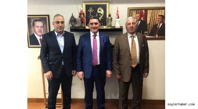 MİLLETVEKİLİ ÇELEBİ'YE BAŞKAN GEÇİT VE EFE'DEN ZİYARET