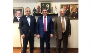 MİLLETVEKİLİ ÇELEBİ'YE BAŞKAN GEÇİT VE EFE'DEN ZİYARET