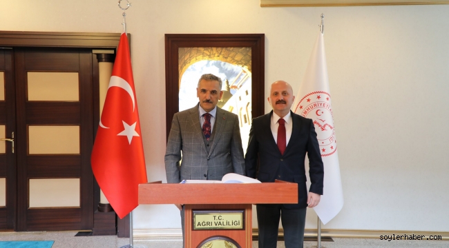 MÜLKİYE BAŞMÜFETTİŞİ KAYMAK VE HEYETİ VALİ VAROL İLE MÜDÜR ÖZEN'İ ZİYARET ETTİ