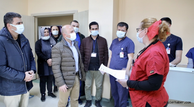 VALİ VAROL DOĞUBAYAZIT DEVLET HASTANESİNDE