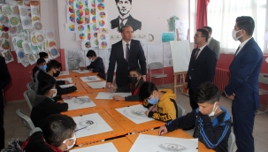 Ağrı Milli Eğitim Müdürü Kökrek, Hamur ve Diyadin ilçelerini ziyaret etti