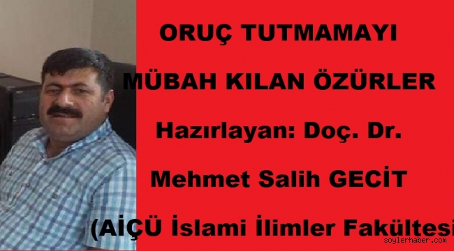  Doç. Dr. Mehmet Salih Geçit'in Kaleminden