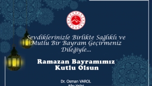 Ağrı Valisi Dr. Osman Varol, Ramazan Bayramı dolayısıyla bir mesaj yayımladı.