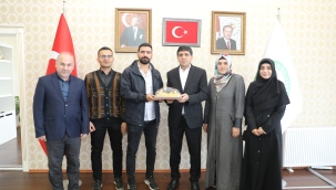 İHH İnsanı Yardım Vakfı Iğdır Şubesi'nden Rektör Alma'ya Ziyaret