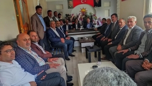 BAŞKAN ÖZYOLCU VE EKİBİNDEN BAŞKAN ÖZDEN'E HAYIRLI OLSUN ZİYARETİ