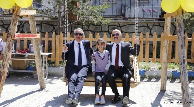Vali Varol, "Çevre Dostu 1000 Okul" Projesi Kapsamında Cumhuriyet İlkokulunu Ziyaret Etti