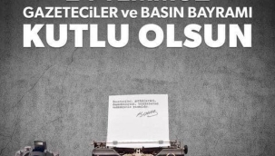 ​​​​​​​HAMUR BELEDİYE BAŞKANI CEZMİ ERGÜL, BASIN BAYRAMI DOLAYISIYLA BİR MESAJ YAYIMLADI