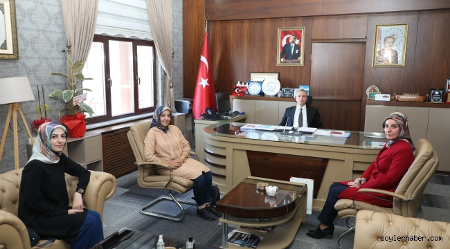KADEM Ağrı İl Temsilciliğinden Milli Eğitim Müdürü Kökrek'e ziyaret 