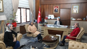 KADEM Ağrı İl Temsilciliğinden Milli Eğitim Müdürü Kökrek'e ziyaret 