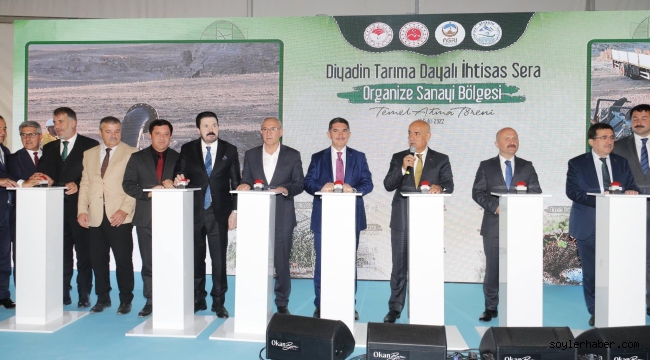 Tarım ve Orman Bakanı Vahit Kirişci, ziyaret, açılış ve incelemelerde bulunmak üzere Ağrı'ya geldi.