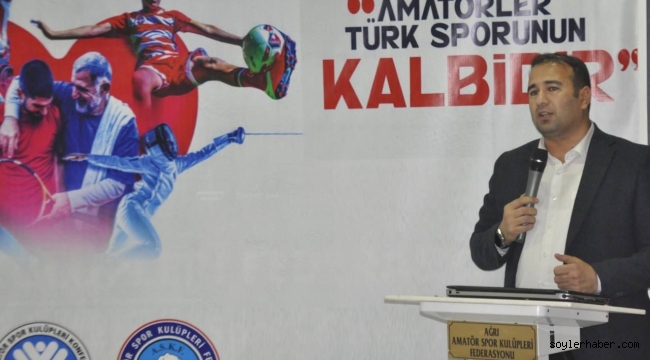 Ağrı'da Amatör Spor Haftası Kapanış Töreni Gerçekleştirildi