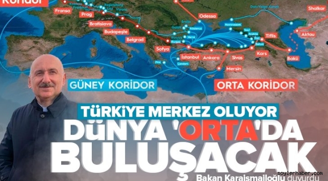 Türkiye yeni ekonomik koridor oldu.