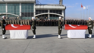 AĞRI DAĞI KOZLU KARAKOLUNDA GÖREVLİ İKİ MEHMETÇİK KAZA SONUCU ŞEHİT OLDU