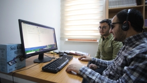 AİÇÜ'de Görme Yetersizliği Olan Öğrenciler İçin Sesli Kütüphane Oluşturuldu