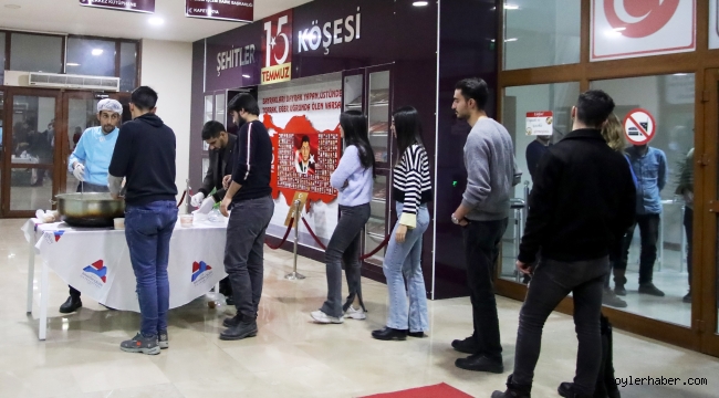 (AİÇÜ) Rektörü Prof. Dr. Abdulhalik KARABULUT, "Ders Çalışmak Sizden Çorba Bizden"
