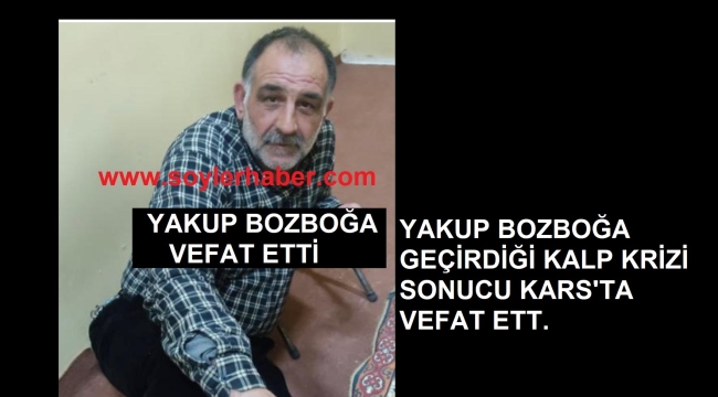 BOZBOĞA AİLESİNİN ACI GÜNÜ