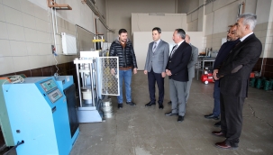 AİÇÜ'de Yapı Malzemeleri Araştırma Laboratuvarı Açıldı