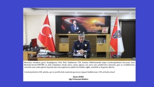 Ağrı İl Emniyet Müdürü Hasan Aydın'ın '10 Nisan Polis Haftası' Mesajı