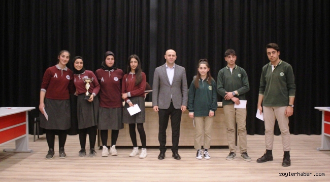 Ahmedi Hani Anadolu Lisesi 1'nci Oldu