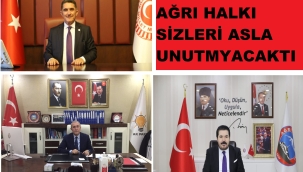 SİZLERİ UNUTMAYACAĞIZ
